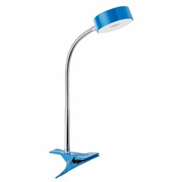 Globe Electric Blu Led Clip Lamp 12649